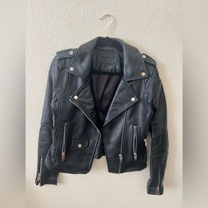 Leather jacket size small